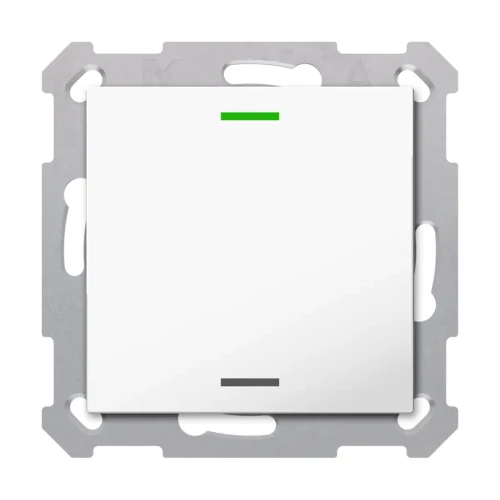 TAL-5501002.02S KNX przycisk Light 55 1-krotny, RGBW, neutralny, biały (Pure White) połysk, z funkcją Secure