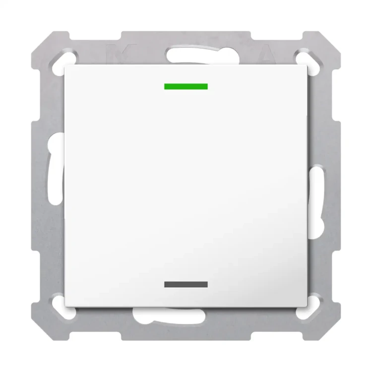TAL-5501002.02S KNX przycisk Light 55 1-krotny, RGBW, neutralny, biały (Pure White) połysk, z funkcją Secure