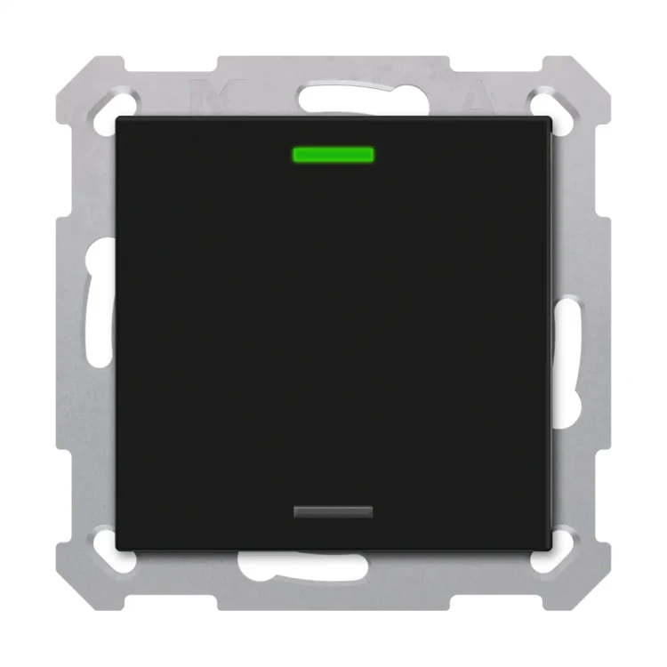 TAL-5501006.02S KNX przycisk Light 55 1-krotny, RGBW, neutralny, czarny mat, z funkcją Secure