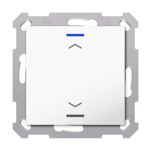 TAL-5501A02.02S KNX przycisk Light 55 1-krotny, RGBW, żaluzje, biały (Pure White) połysk, z funkcją Secure