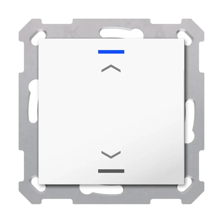 TAL-5501A02.02S KNX przycisk Light 55 1-krotny, RGBW, żaluzje, biały (Pure White) połysk, z funkcją Secure