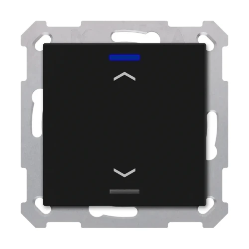 TAL-5501A06.02S KNX przycisk Light 55 1-krotny, RGBW, żaluzje, czarny mat, z funkcją Secure