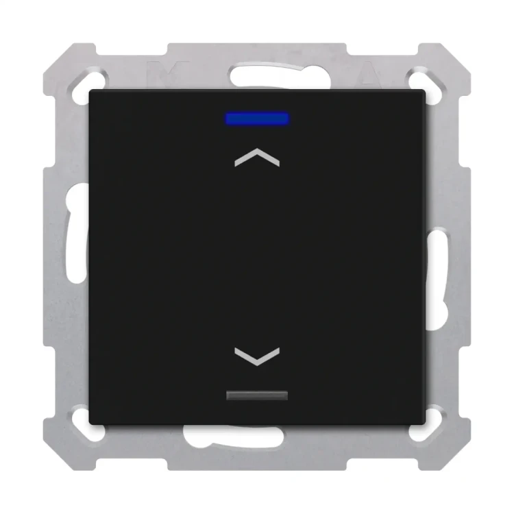 TAL-5501A06.02S KNX przycisk Light 55 1-krotny, RGBW, żaluzje, czarny mat, z funkcją Secure
