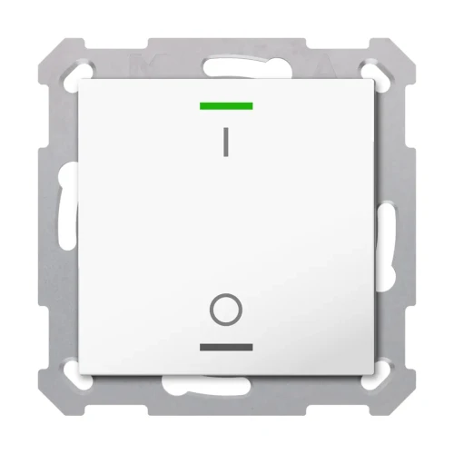 TAL-5501B02.02S KNX przycisk Light 55 1-krotny, RGBW, przełącznik, biały (Pure White) połysk, z funkcją Secure