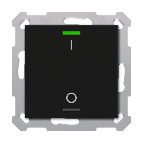 TAL-5501B06.02S KNX przycisk Light 55 1-krotny, RGBW, przełącznik, czarny mat, z funkcją Secure