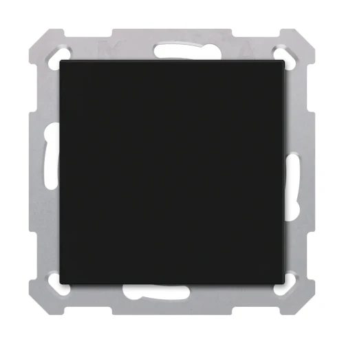 TAL-55B1006.02S KNX przycisk Light 55 Basic 1-krotny, neutralny, czarny mat, z funkcją Secure
