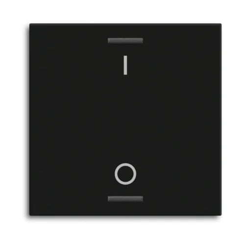 TAL-55W1B06.02 MDT klawisz do KNX przycisku Light 55 1-krotnego, czarny mat, przełącznik