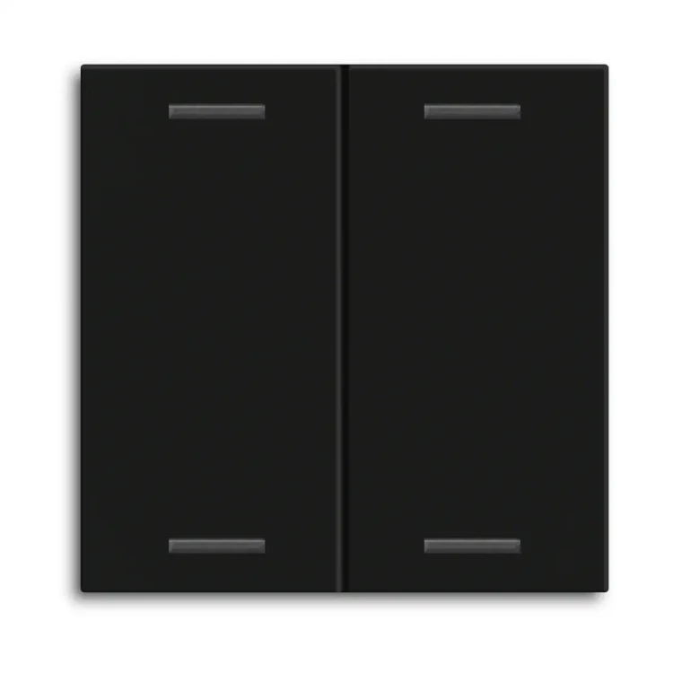 TAL-55W2006.02 MDT klawisz do KNX przycisku Light 55 2-krotnego, czarny mat, neutralny