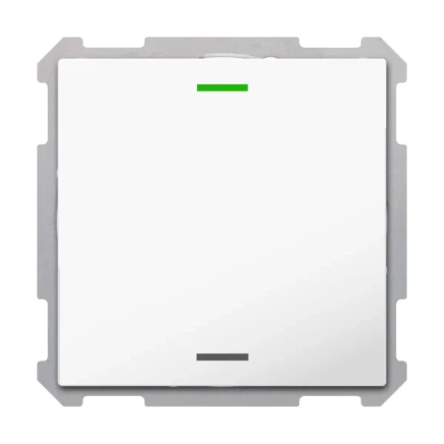 TAL-6301004.02S KNX przycisk Light 63 1-krotny, RGBW, neutralny, biały studyjny (studio white) połysk, z funkcją Secure