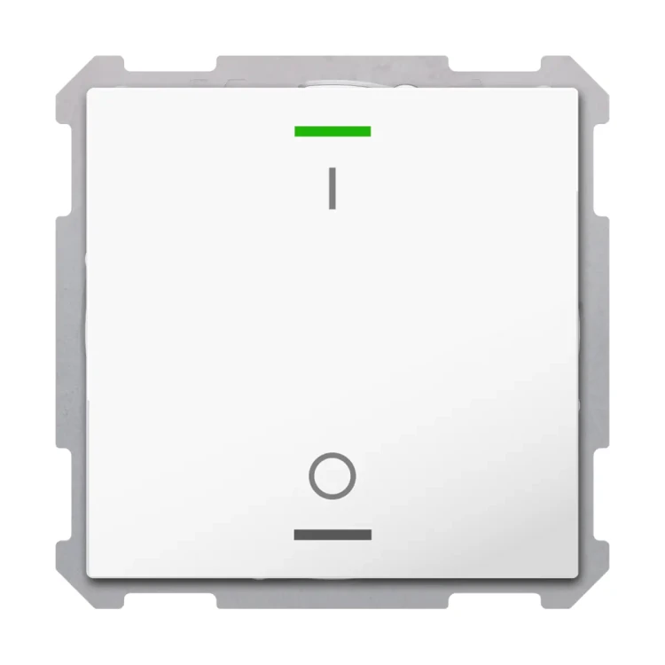 TAL-6301B04.02S KNX przycisk Light 63 1-krotny, RGBW, przełącznik, biały studyjny (studio white) połysk, z funkcją Secure