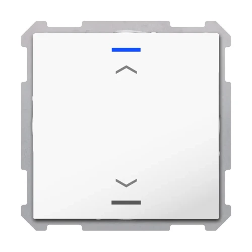 TAL-63T1A04.02S KNX przycisk Light 63 1-krotny, RGBW, żaluzje, z czujnikiem temperatury, biały studyjny (studio white) połysk, z funkcją Secure