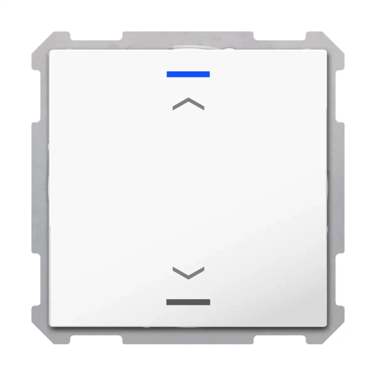 TAL-63T1A04.02S KNX przycisk Light 63 1-krotny, RGBW, żaluzje, z czujnikiem temperatury, biały studyjny (studio white) połysk, z funkcją Secure