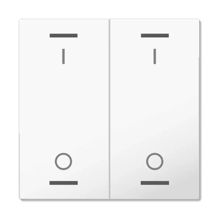 TAL-63W2B04.02 MDT klawisz do KNX przycisku Light 63 2-krotnego, biały studyjny (studio white) połysk, przełącznik