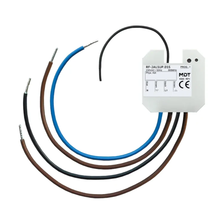 RF-JAL1UP.01S KNX RF+ aktor żaluzjowy 1-krotny, podtynkowy, 10 A, 230 V AC, z funkcją Secure