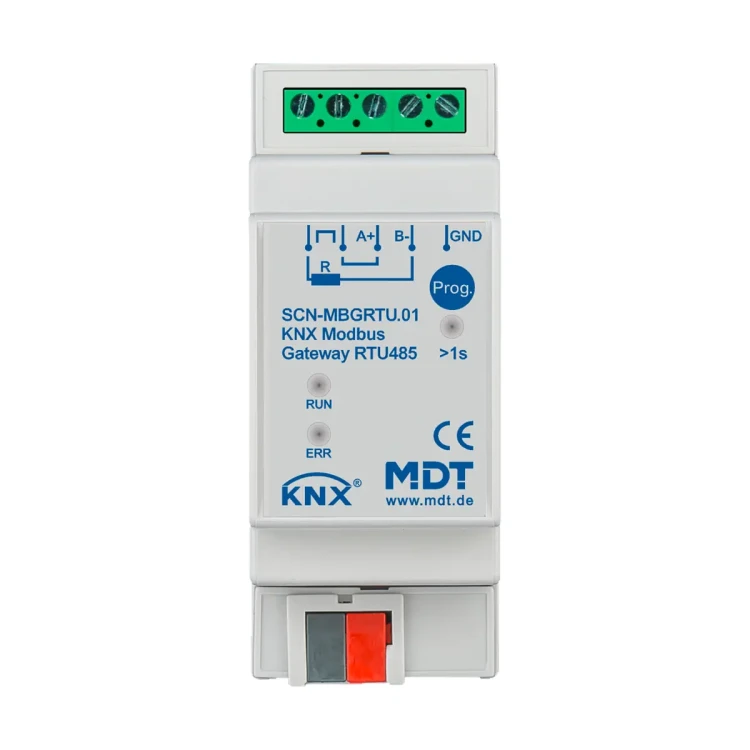 MDT SCN-MBGRTU.01 KNX bramka Modbus RTU485, na szynę DIN, szerokość 2 moduły