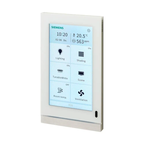 UP 205S13 Panel dotykowy TC5, kolorowy wyświetlacz 5", zasilanie 24 V DC, KNX, biały